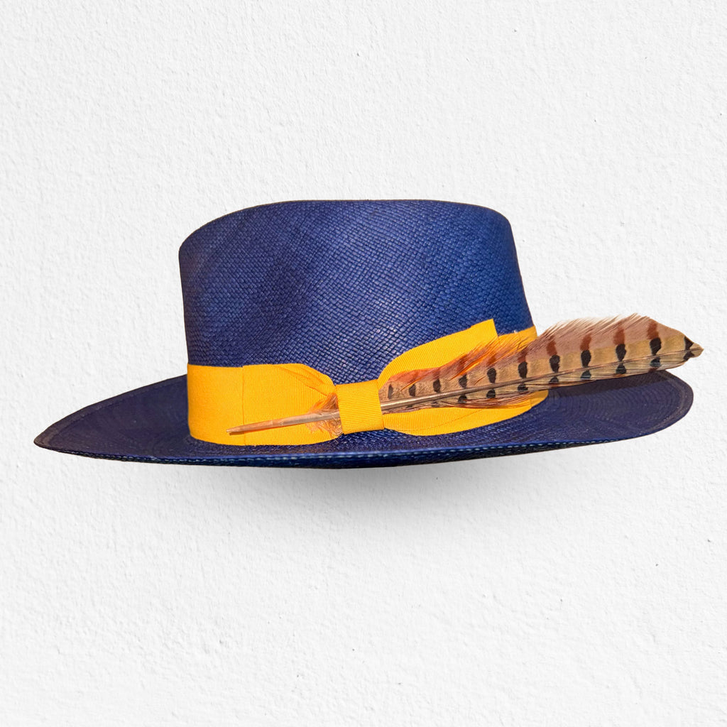 Straw Hat - Blue