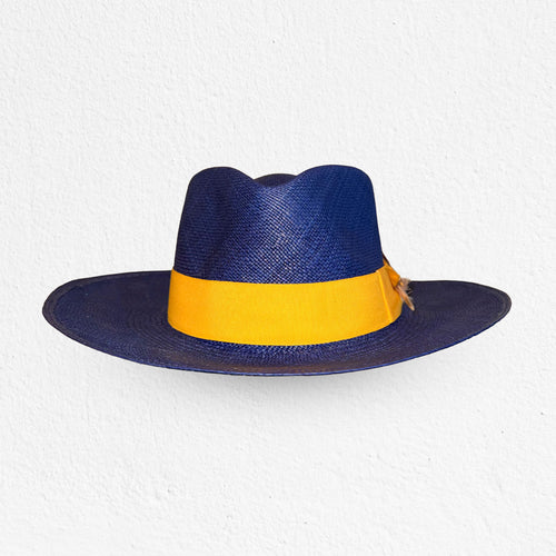 Straw Hat - Blue