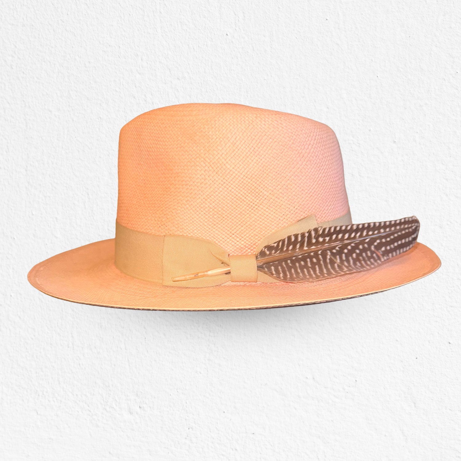 Straw Hat - light peach